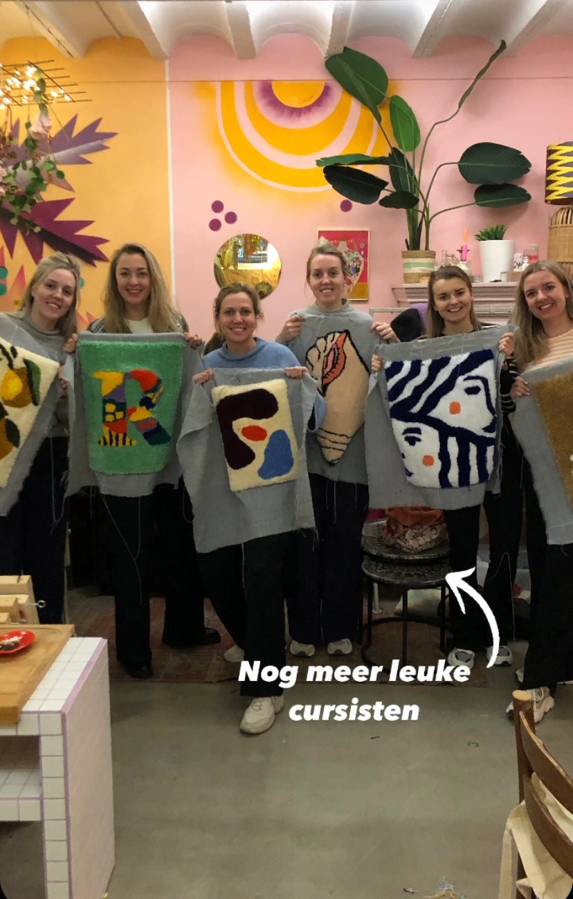 Tuft workshop - tuft je eigen wand of vloerkleed